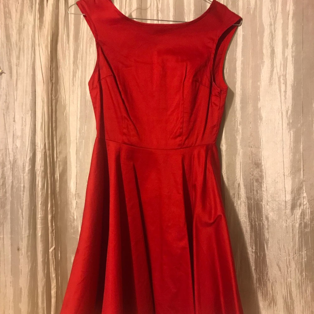 Red dress